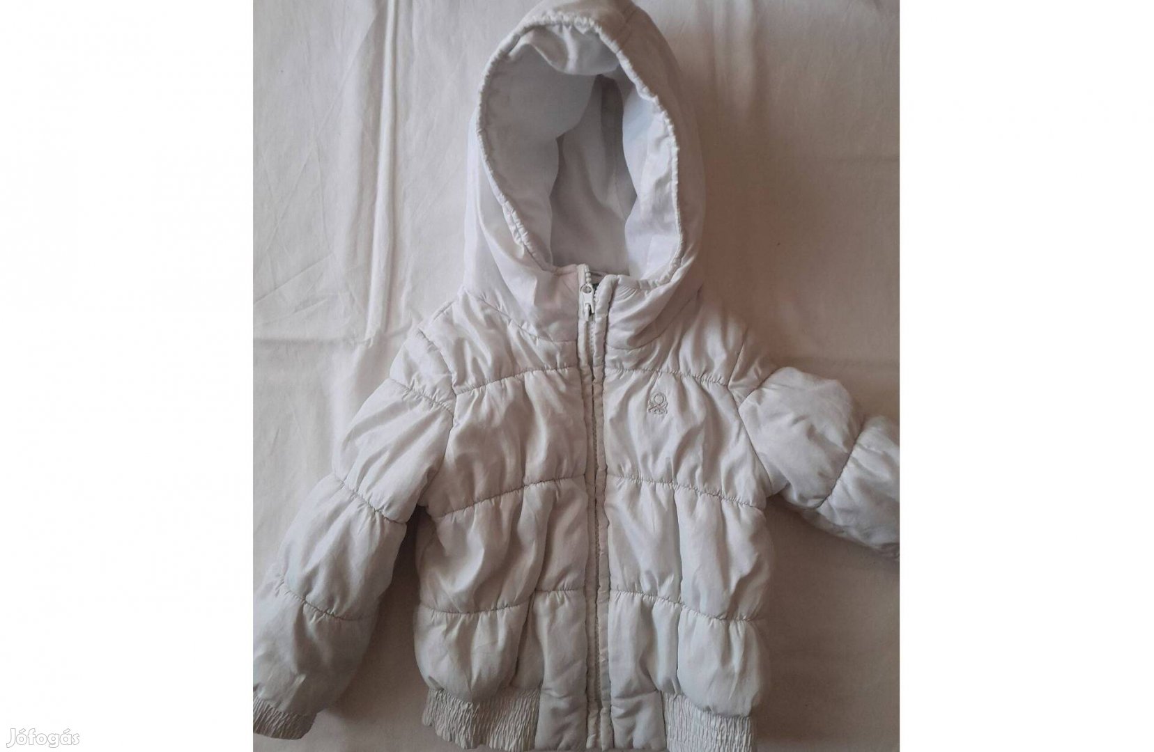 Benetton unisex kapucnis kabát, 74 cm-es