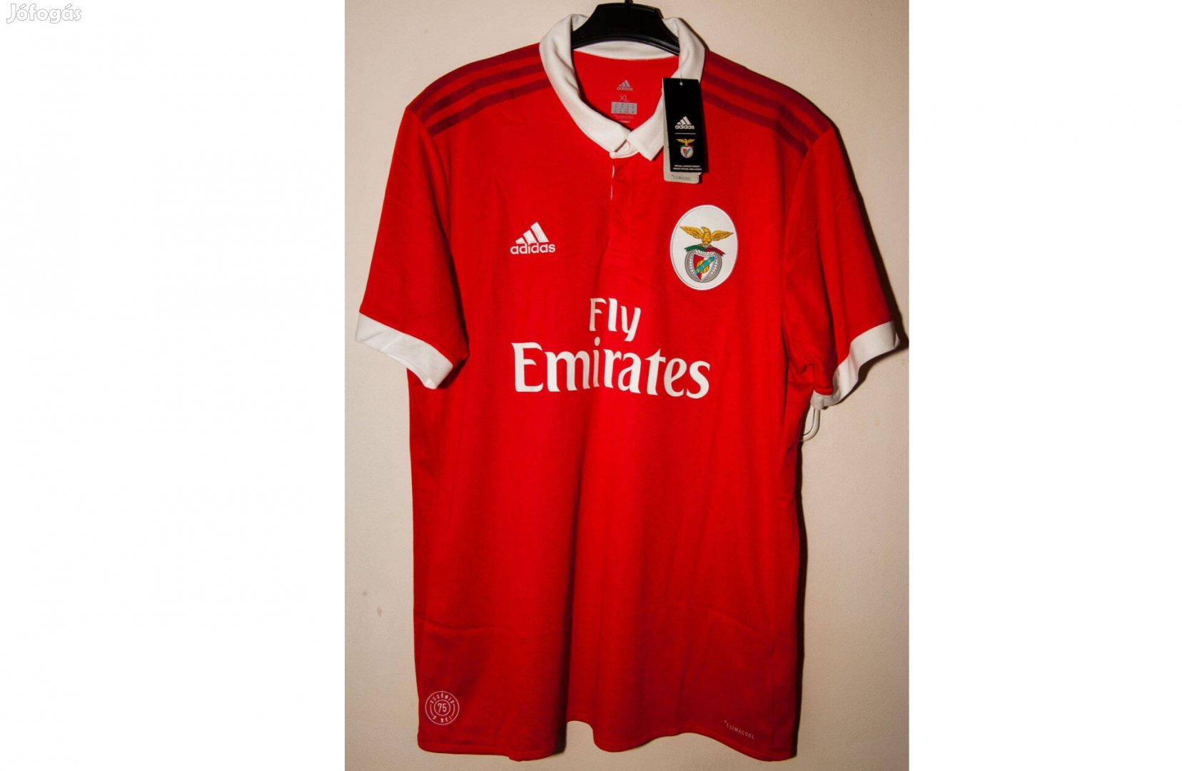 Benfica - Eusebio centenáriumi eredeti adidas piros mez (XL)