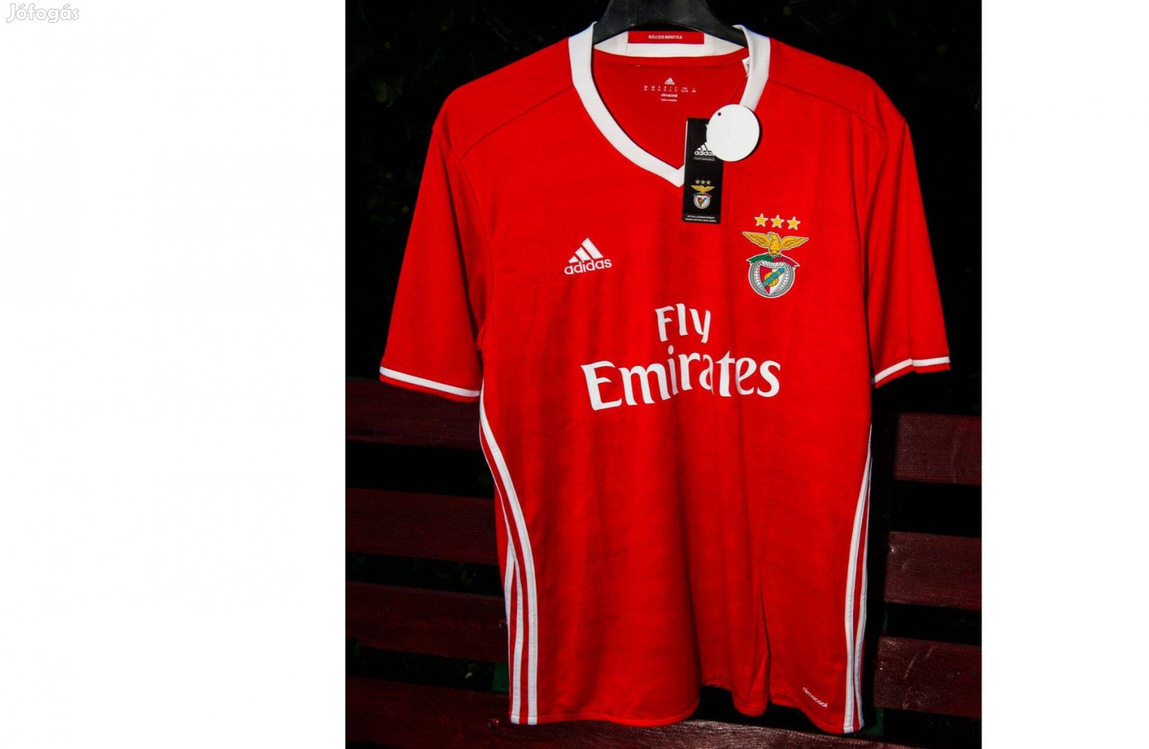 Benfica eredeti adidas XL-es piros mez
