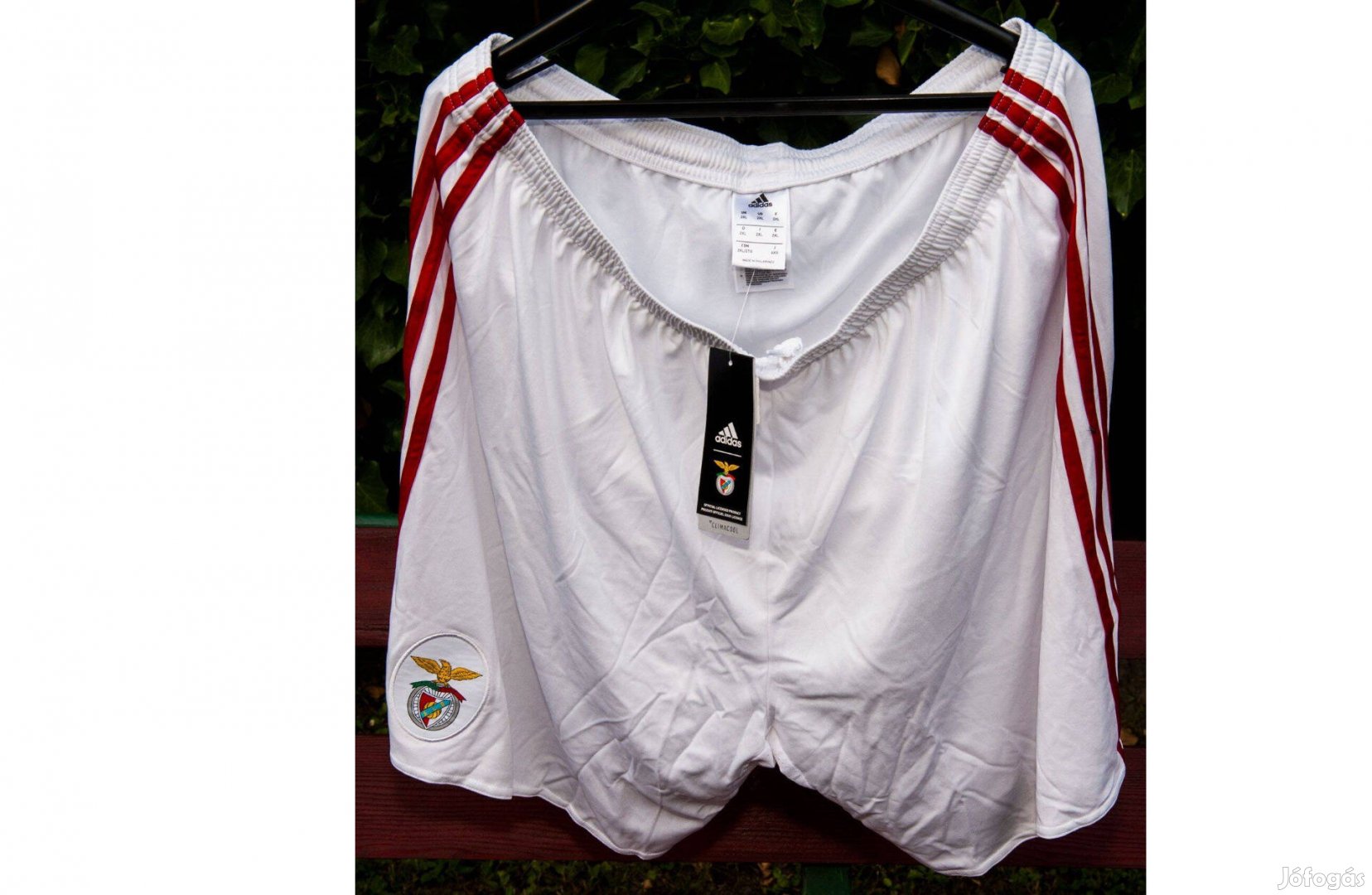 Benfica eredeti adidas fehér nadrág (2XL)