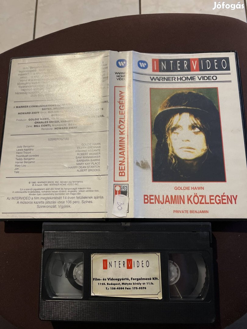 Benjamin közlegény intervideo vhs kaland nagytok