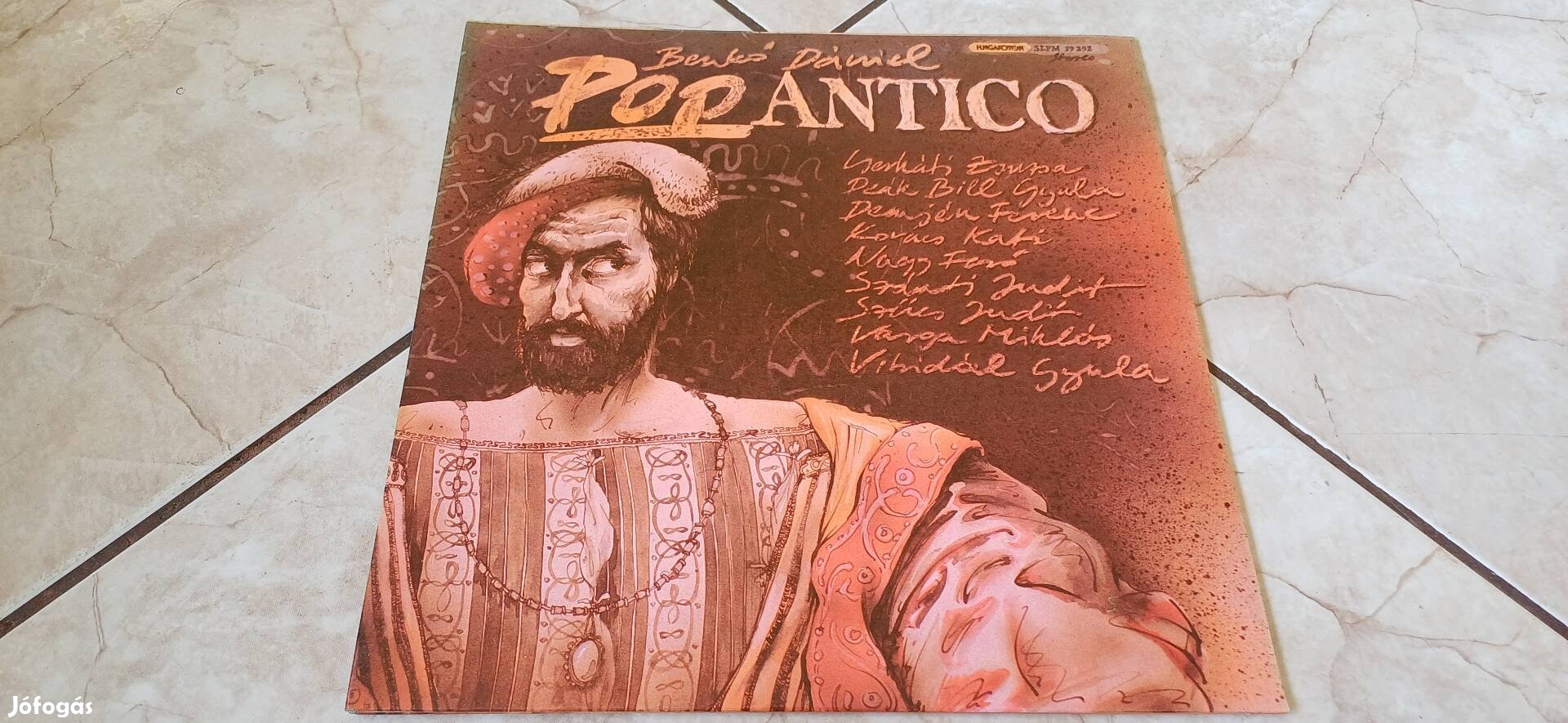 Benkő Dániel Pop antico bakelit hanglemez