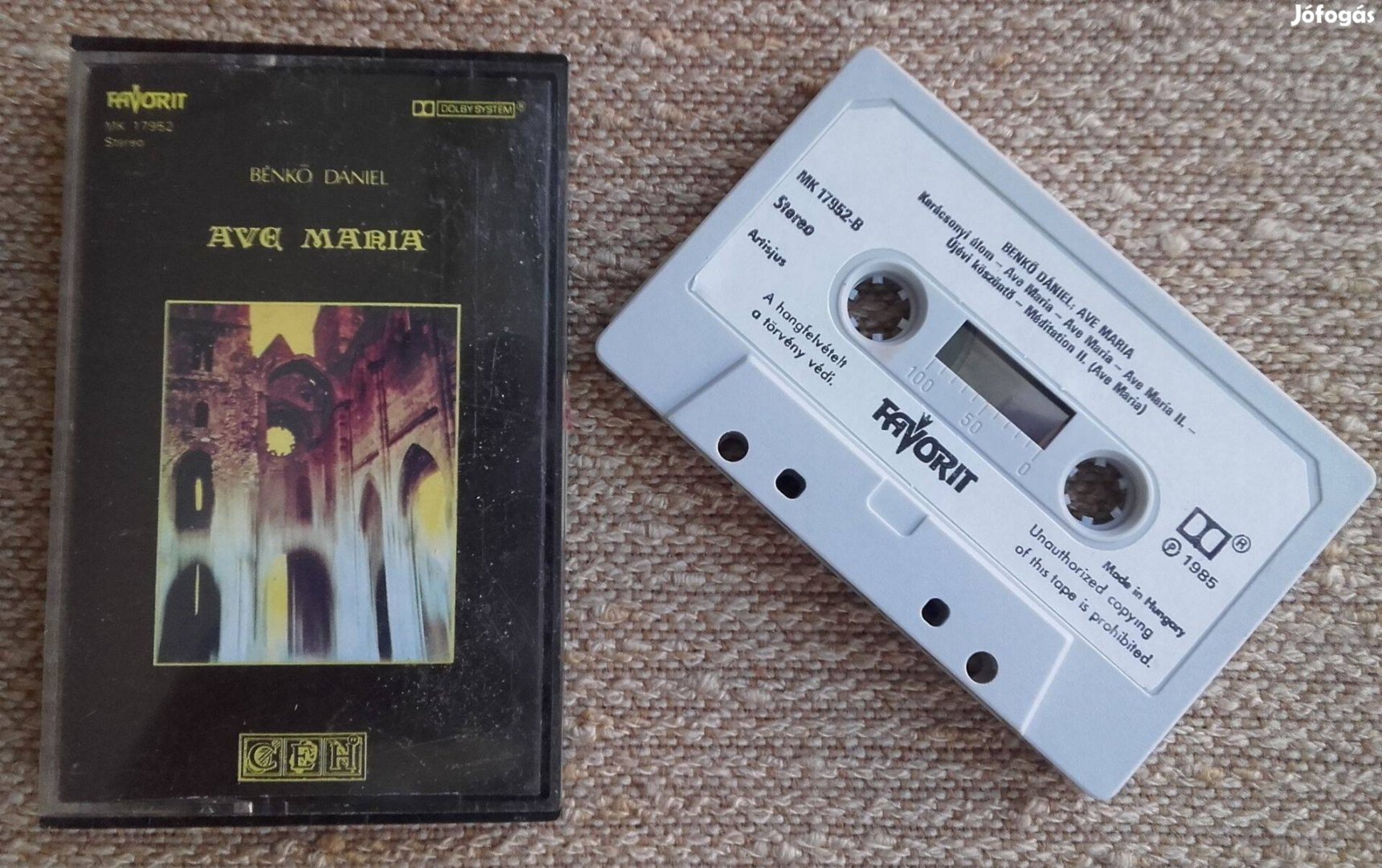 Benkő Dániel Ave Maria MC magnókazetta