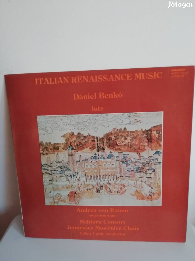 Benkő Dániel: Italien Renaissance music, bakelit lemez