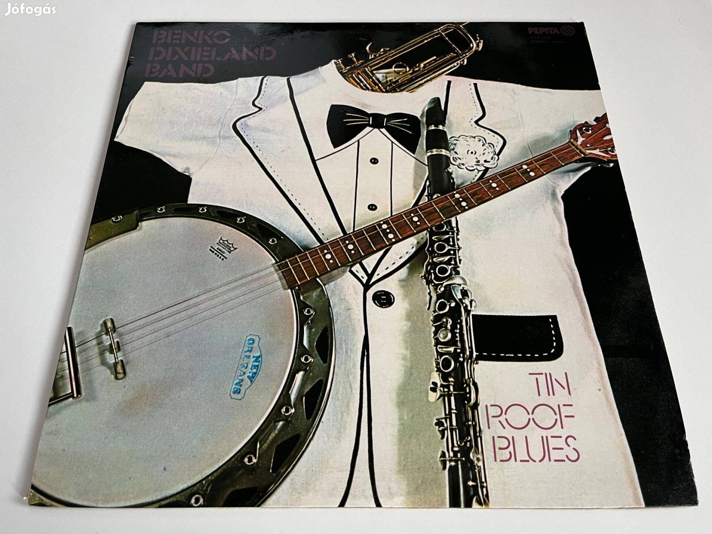 Benkó Dixieland Band: Tin Roof Blues bakelit, vinyl, LP
