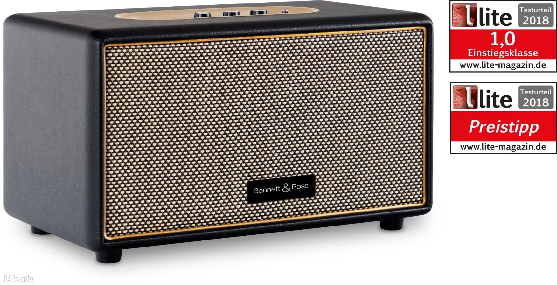 Bennett & Ross BB-860BK Blackmore Bluetooth Hangszóró, Fekete