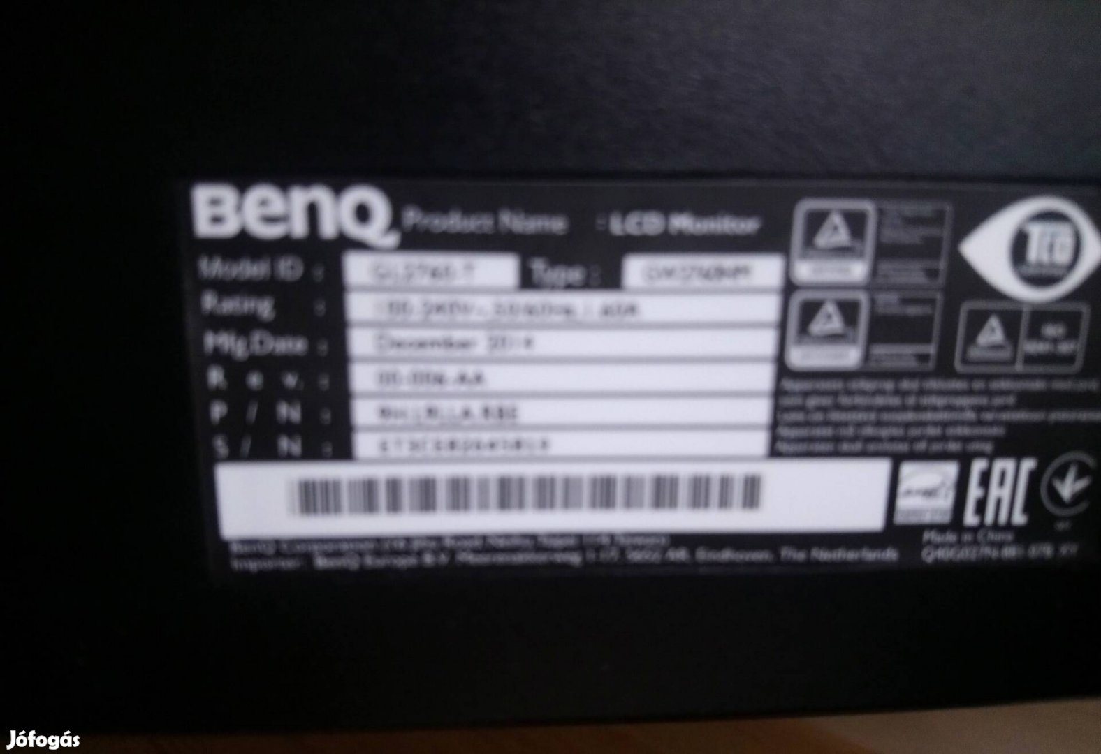 Benq 17 monitor 