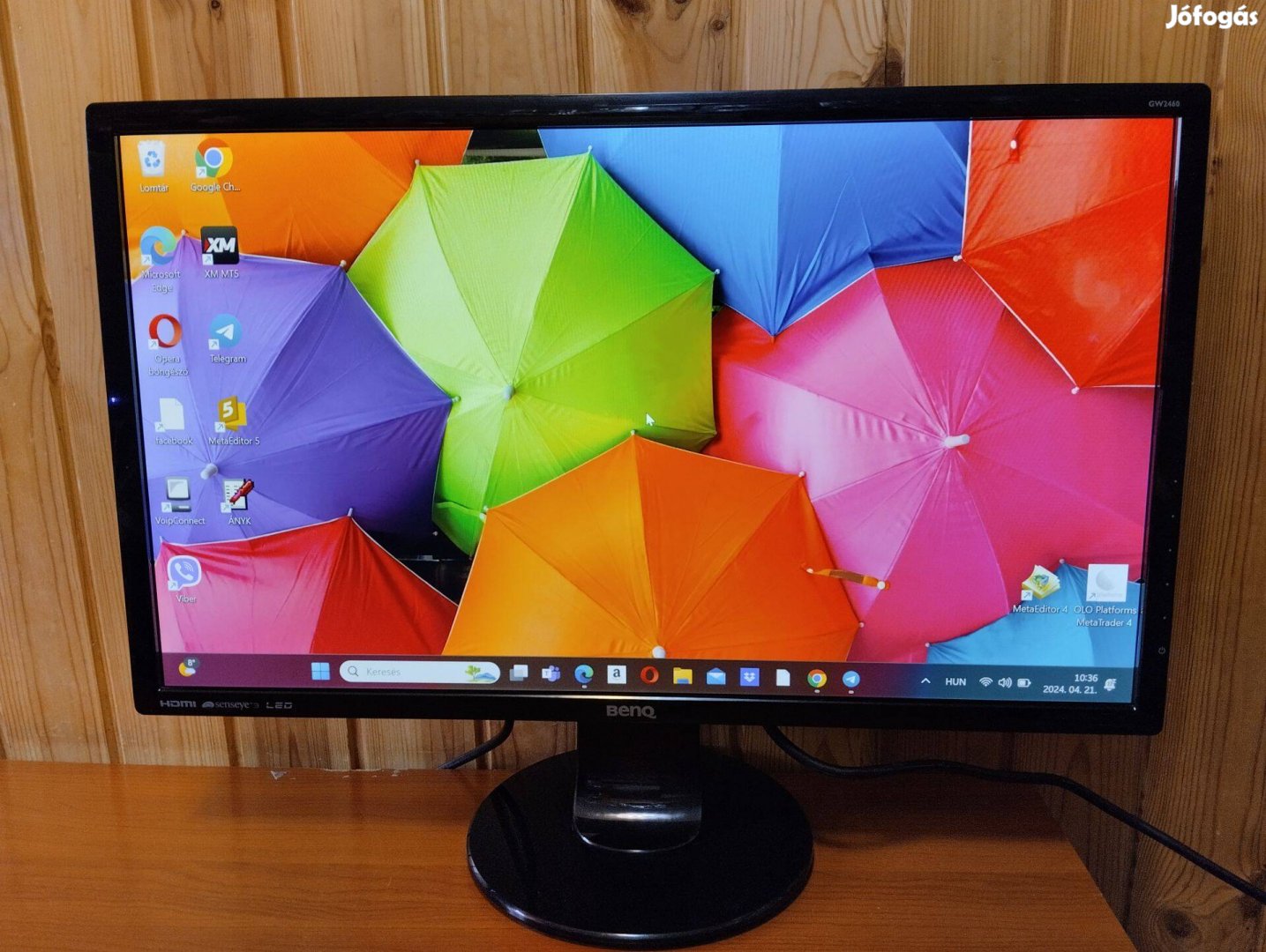 Benq 24" Full HD-s monitor