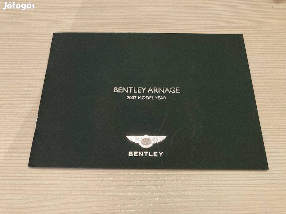 Bentley Arnage prospektus, katalógus + CD