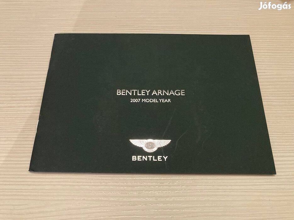Bentley Arnage prospektus, katalógus + CD