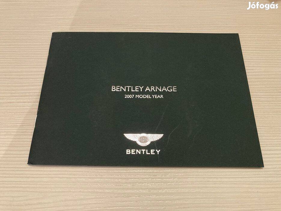 Bentley Arnage prospektus, katalógus és CD