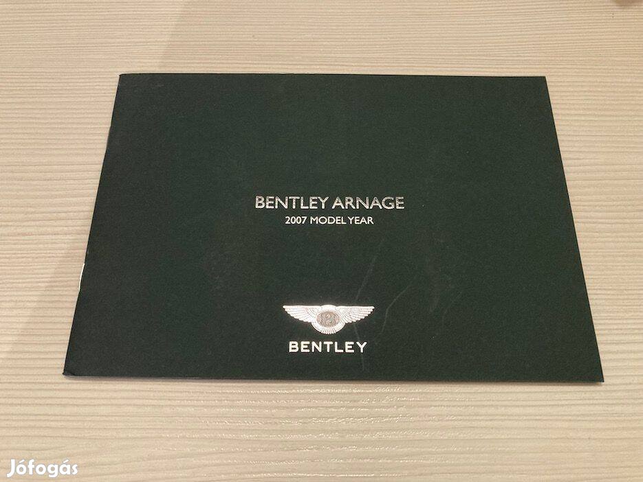 Bentley Arnage prospektus, katalógus és CD