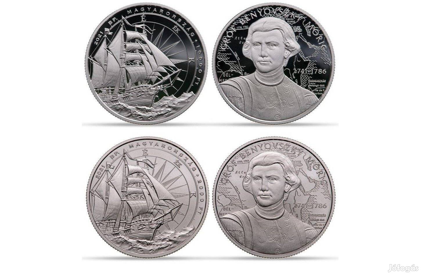 Benyovszky Móric emlékérmék