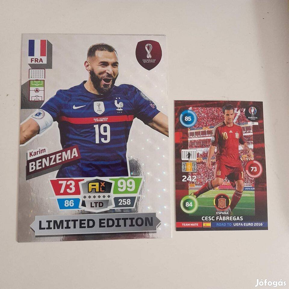 Benzema 2022 World Cup XXL Limited Edition Kártya