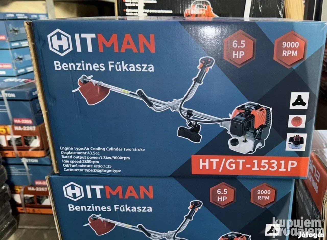 Benzines Fűkasza kiegészítőkkel