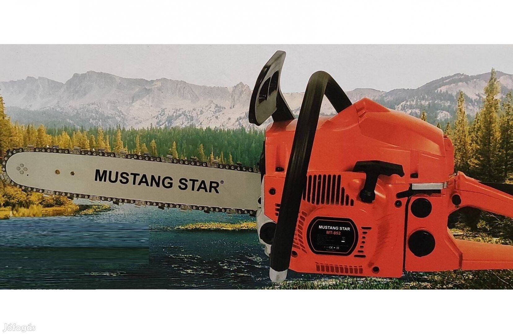 Benzines Láncfűrész, Mustang Star, 45 cm