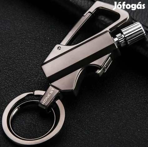 Benzines TŰzköves TŰzgyújtó Karabiner Sörnyító   (5181)