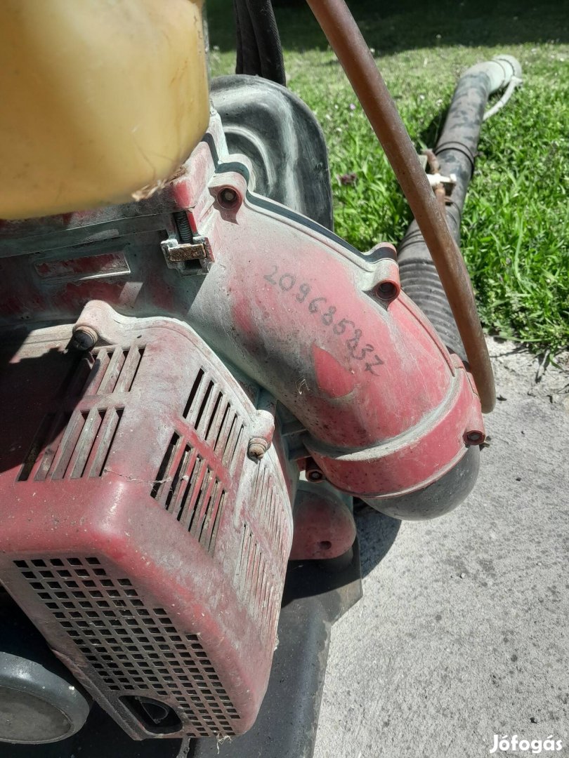 Benzines, háti permetező