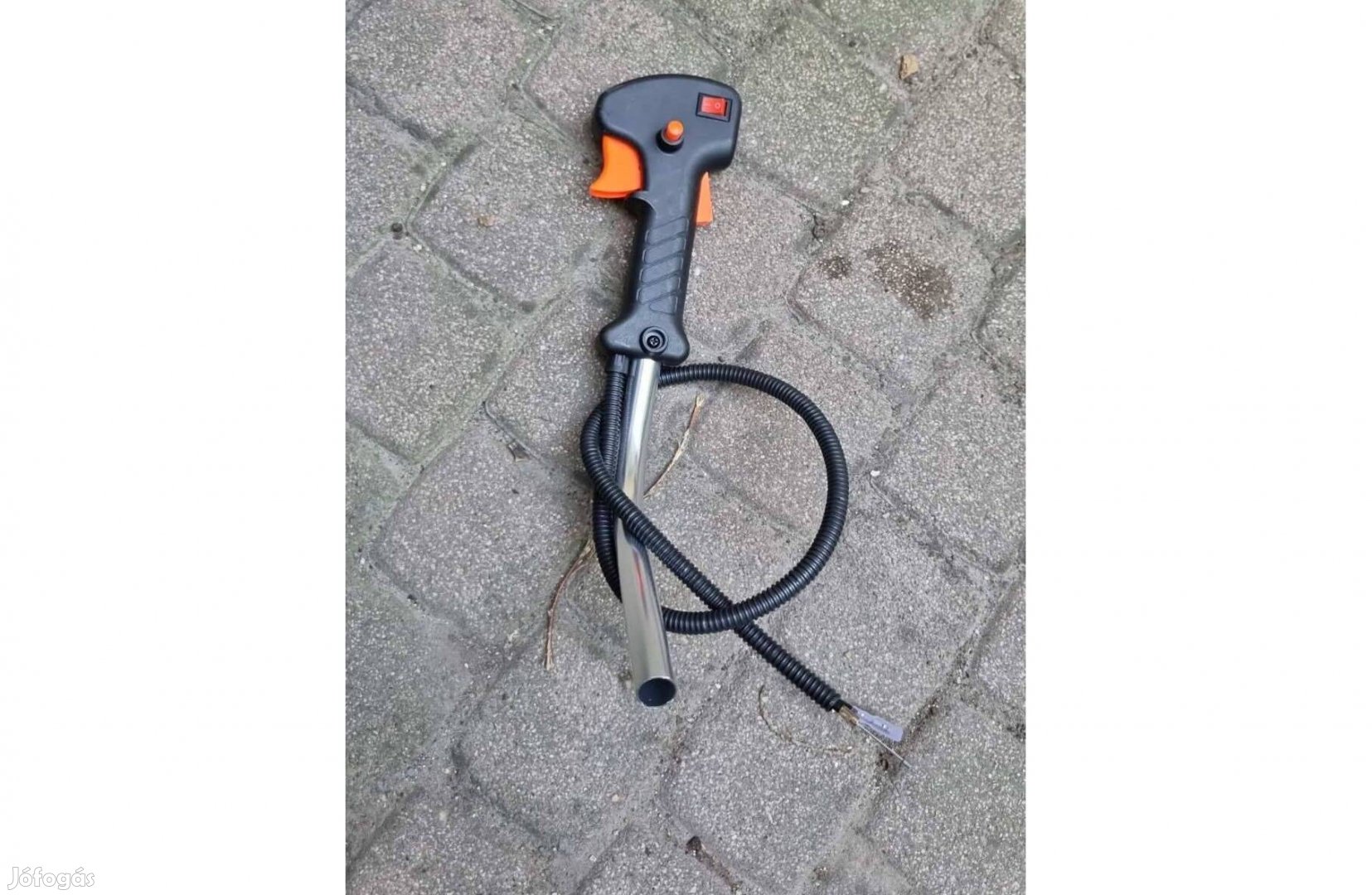 Benzines fűkaszához való alumínium gázkar, gázoló markolat