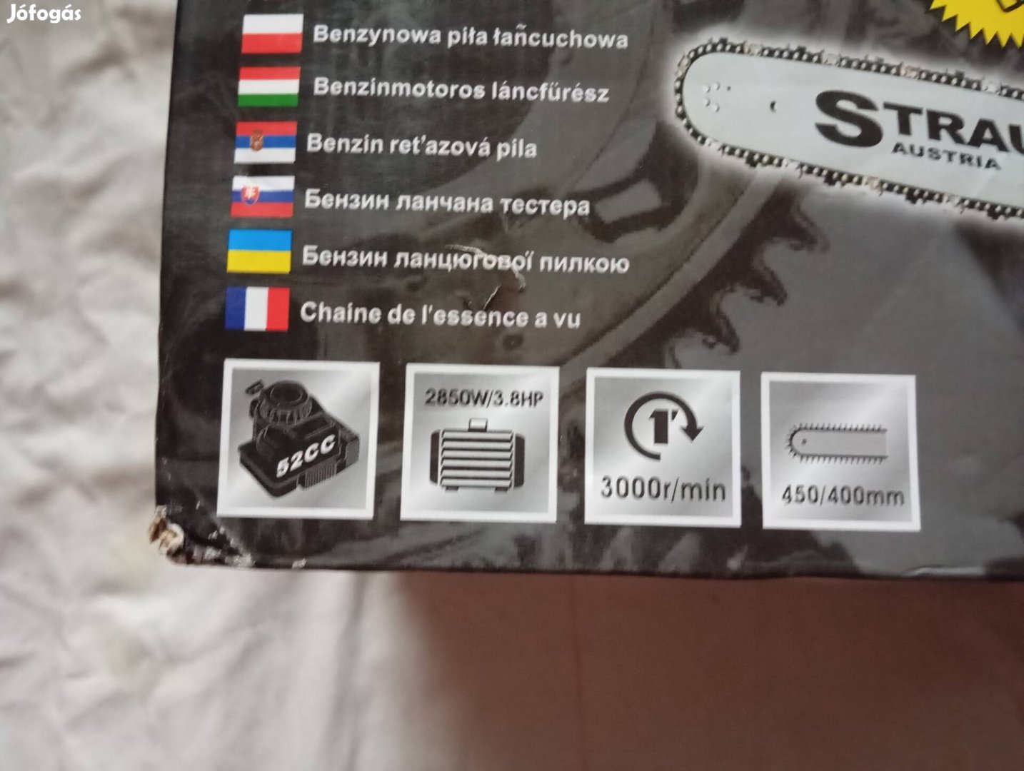 Benzines láncfűrész 