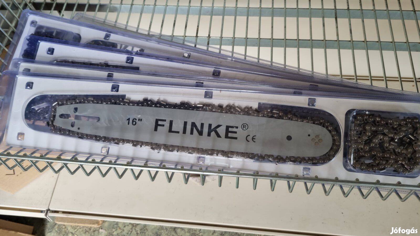 Benzines láncfűrészre, 16"-os láncvezető 2 db. lánccal, 40cm vágóhossz