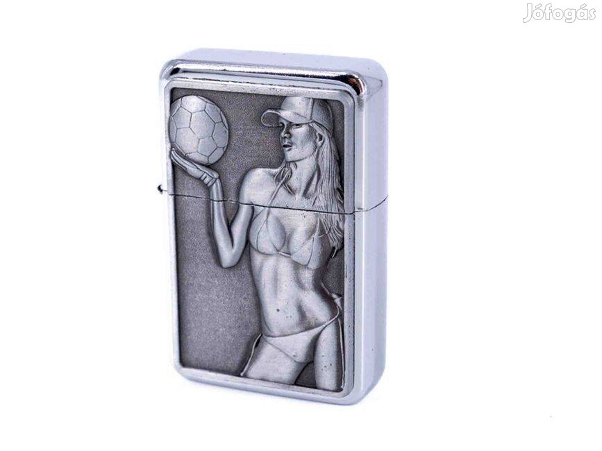 Benzines öngyújtó sportos lány - dombornyomott - 245420-6