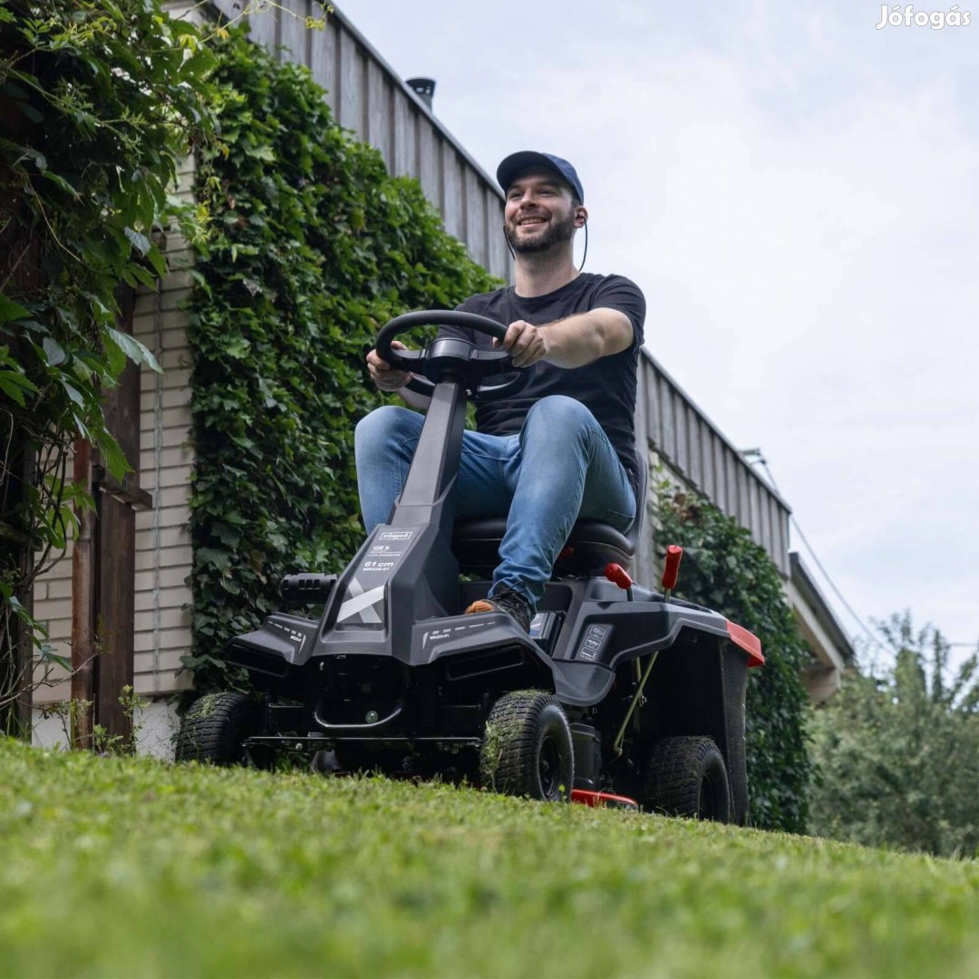 Benzines önindítós Fűnyíró traktor Scheppach MR 225-61-szegé