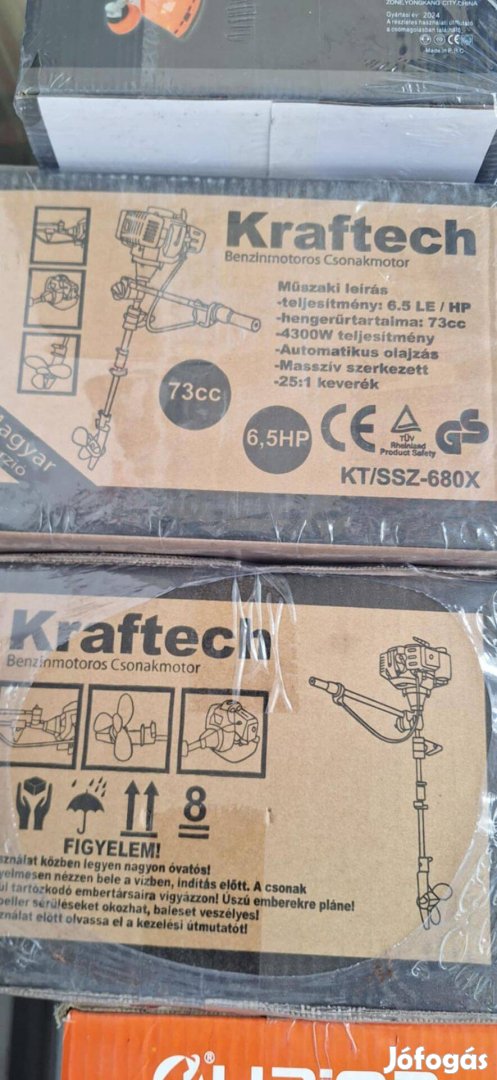 Benzinmotoros csónakmotor 6,5 lóerő és 73cc Ktssz-680X