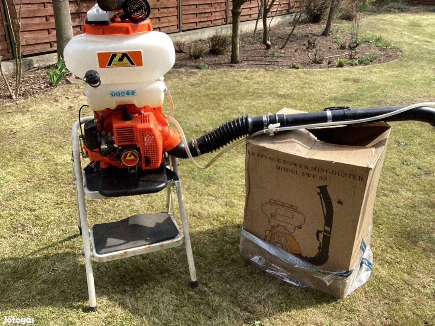 Benzinmotoros háti permetezőgép új alkalmi áron eladó