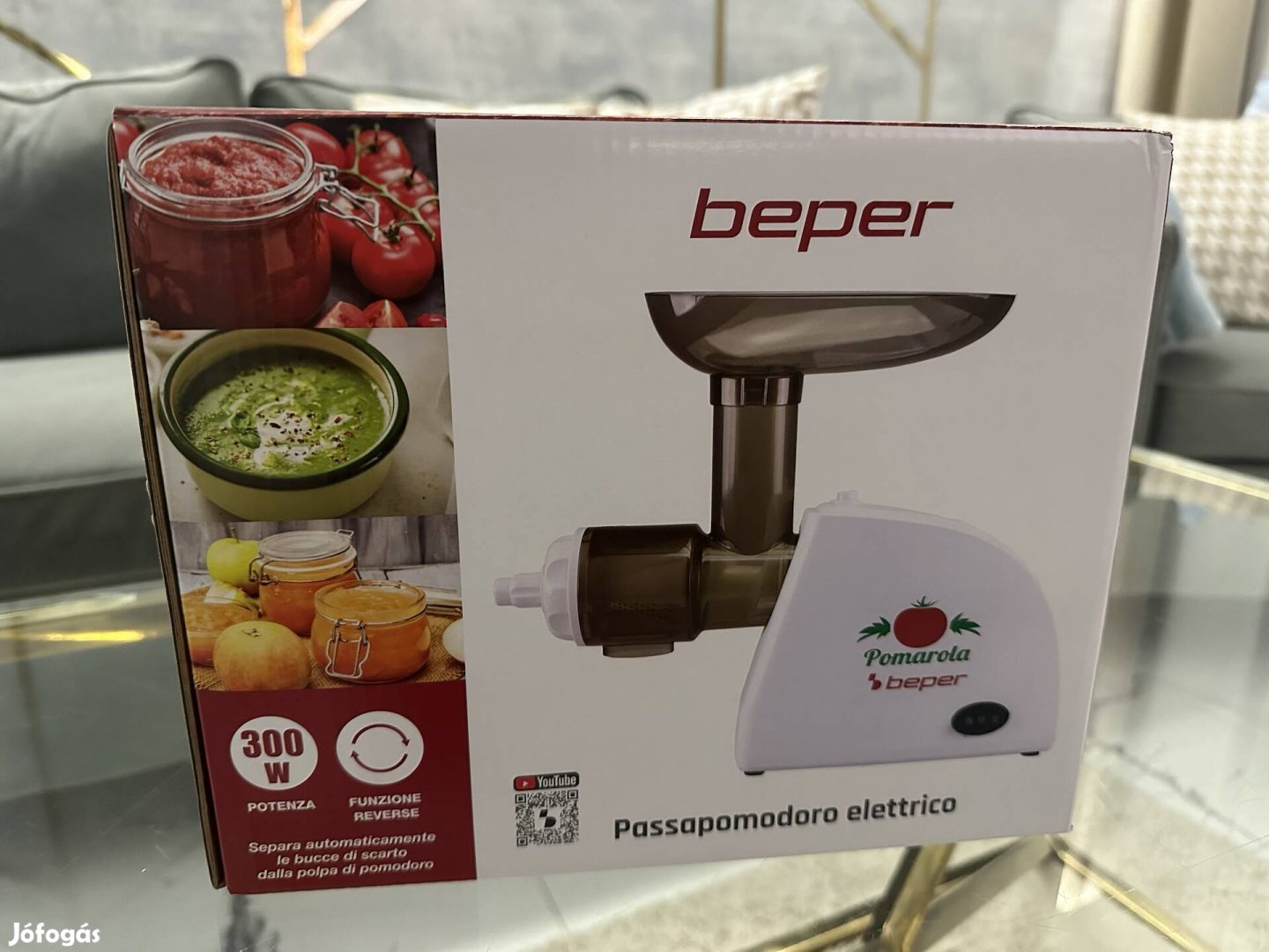 Beper BP.720 Paradicsom passzírozó, 300 W