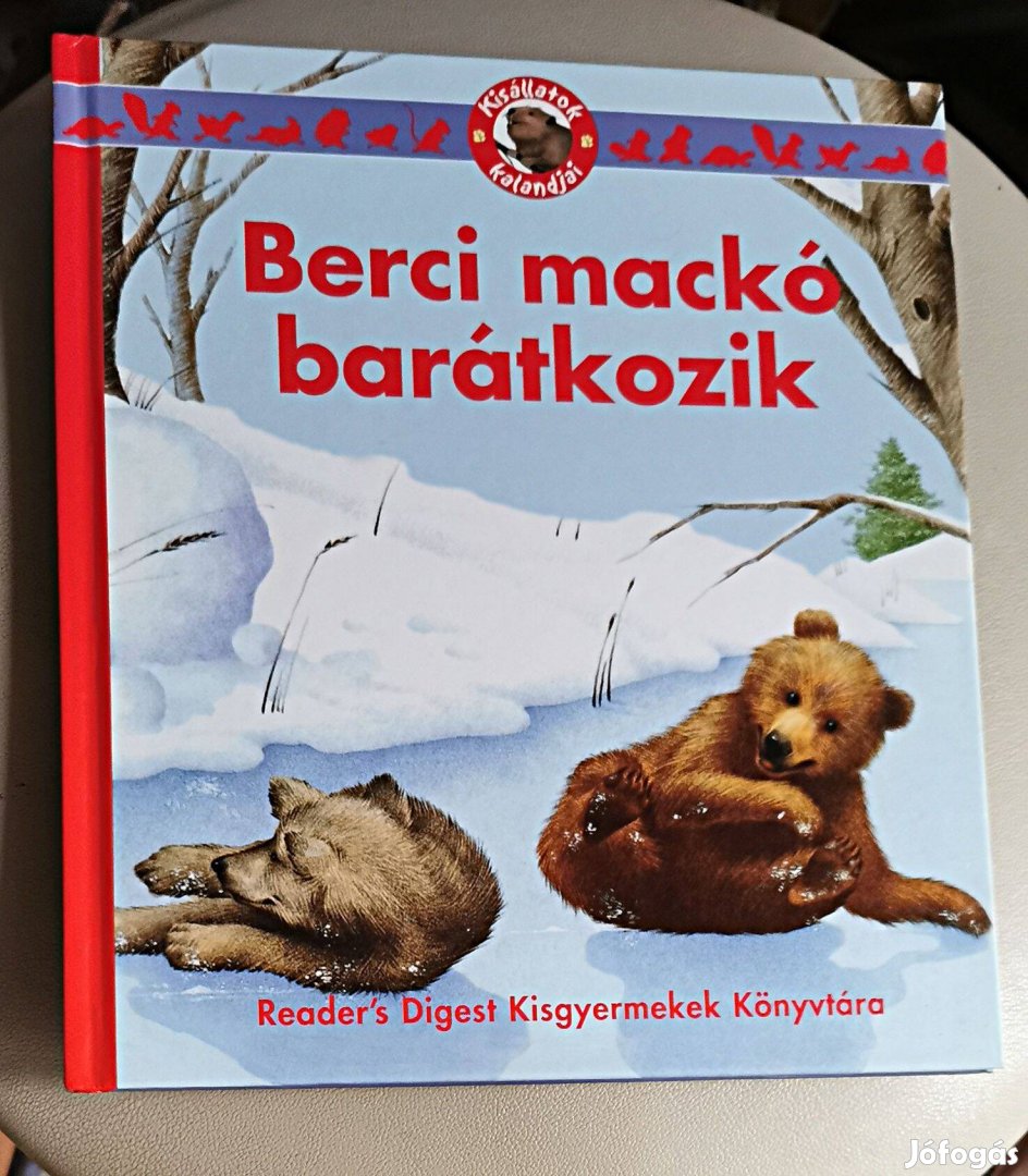 Berci mackó barátkozik -Reader's könyv Új