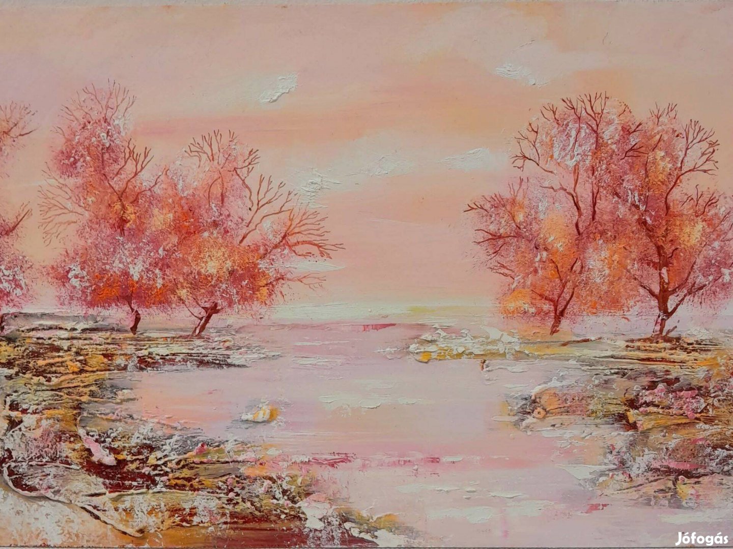 Berecz Rita Gyönyörű téli nap, képméret 21x30 cm