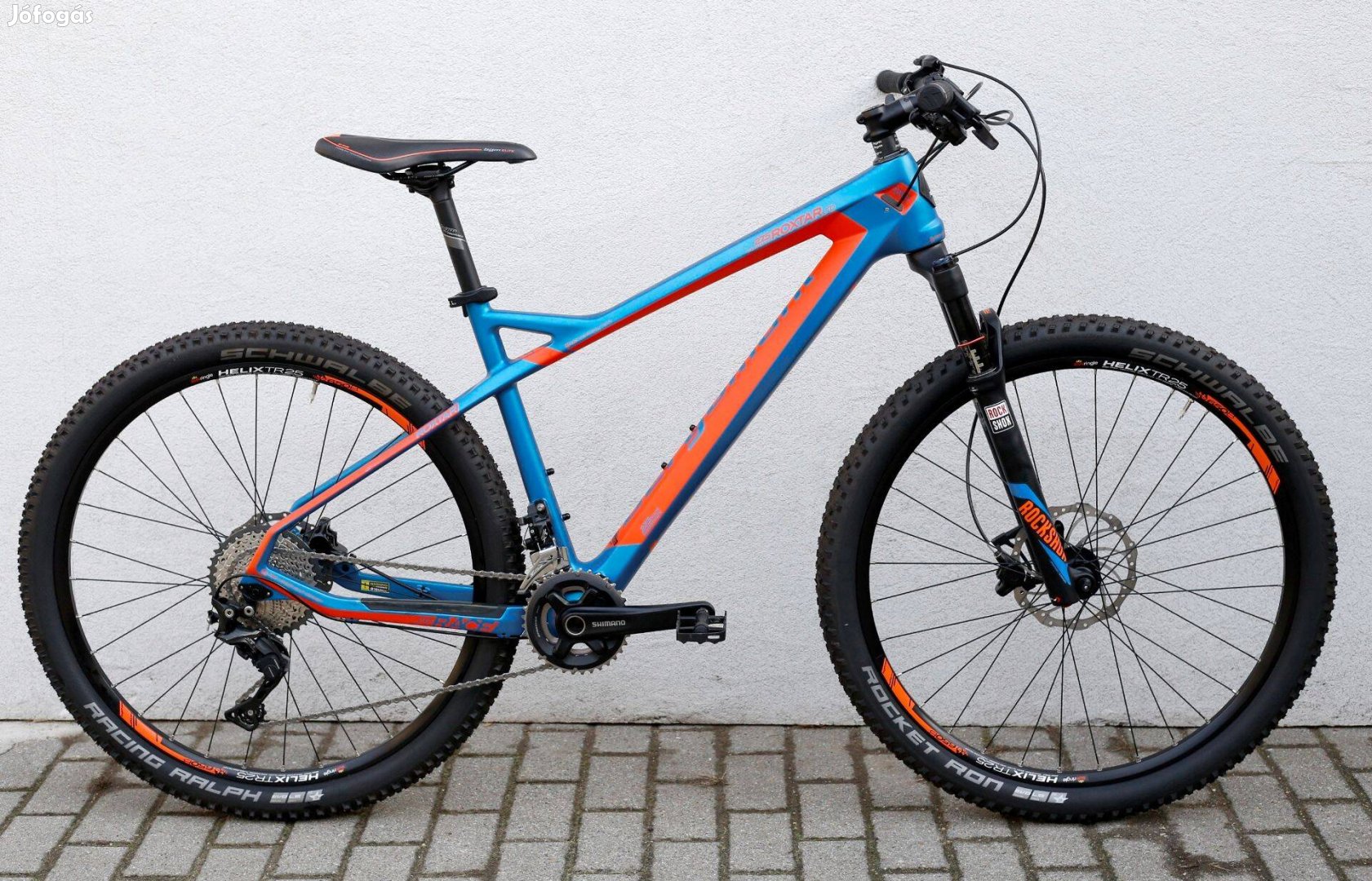 Bergamont Roxtar LTD 27,5" újszerű carbon MTB, 2x11 XT, Rockshox (M)