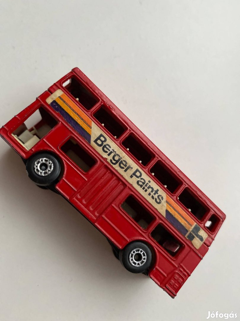 Berger Paints Matchbox doubledecker 1972 gödöllői átvétellel eladó