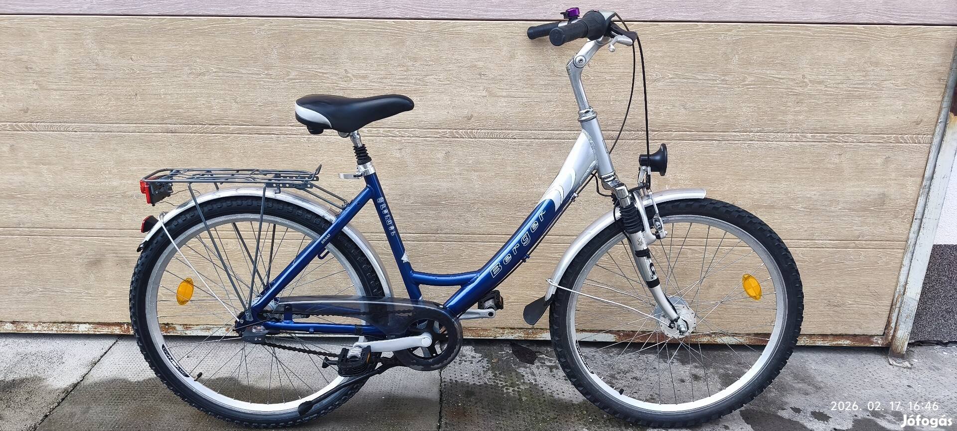 Berger aluvázas agydinamós agyváltós 28női városi kerékpár