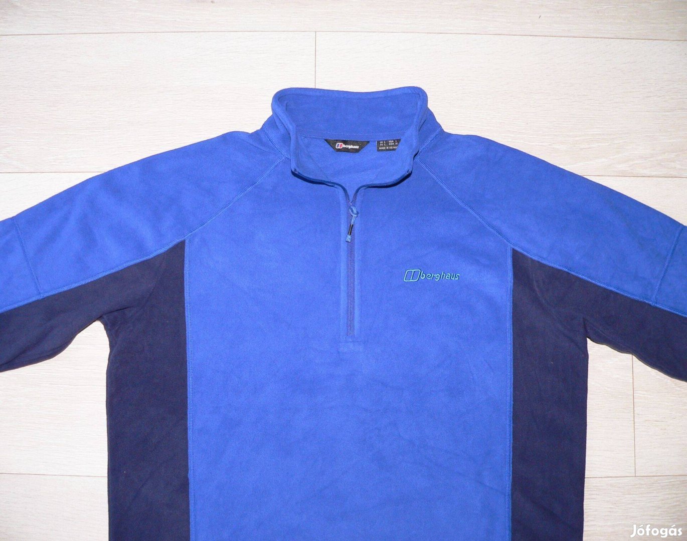 Berghaus Polartec cipzáras nyakú pulóver L