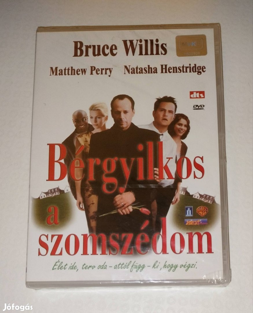 Bérgyilkos a szomszédom dvd bontatlan Bruce Willis 