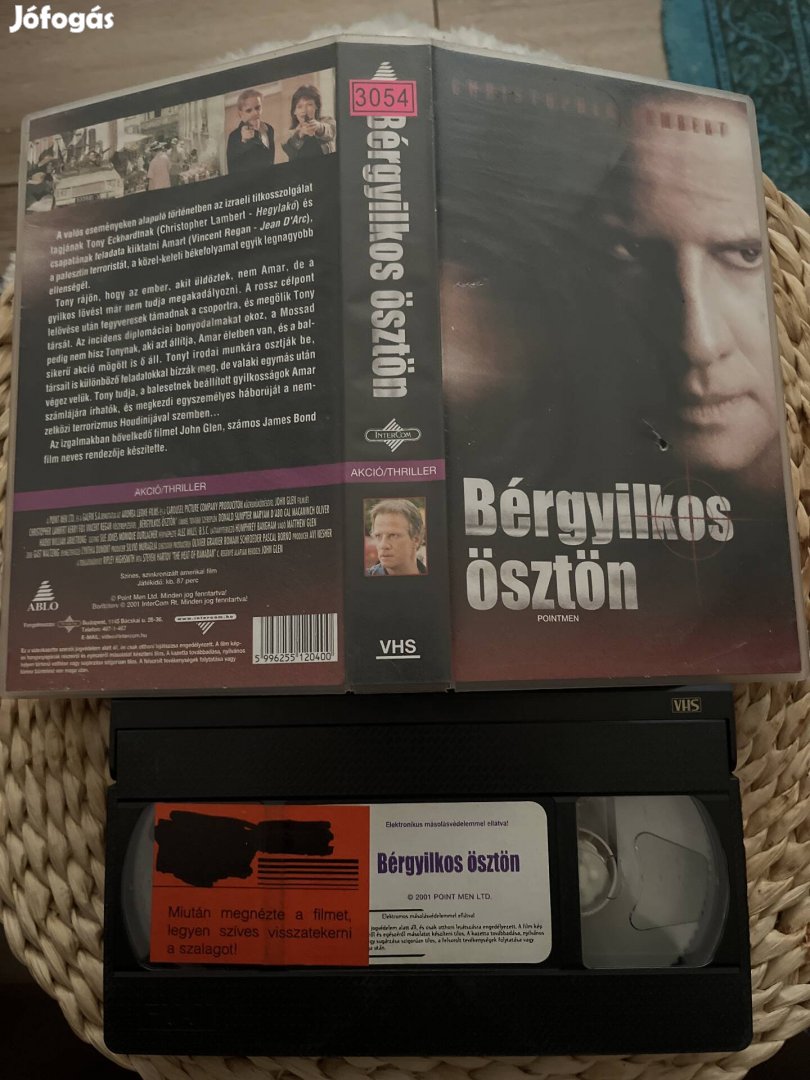 Bérgyilkos ösztön vhs film