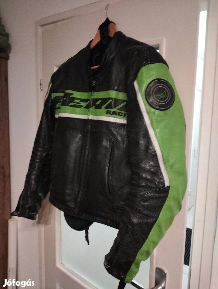 Berik bőr motoros kabát