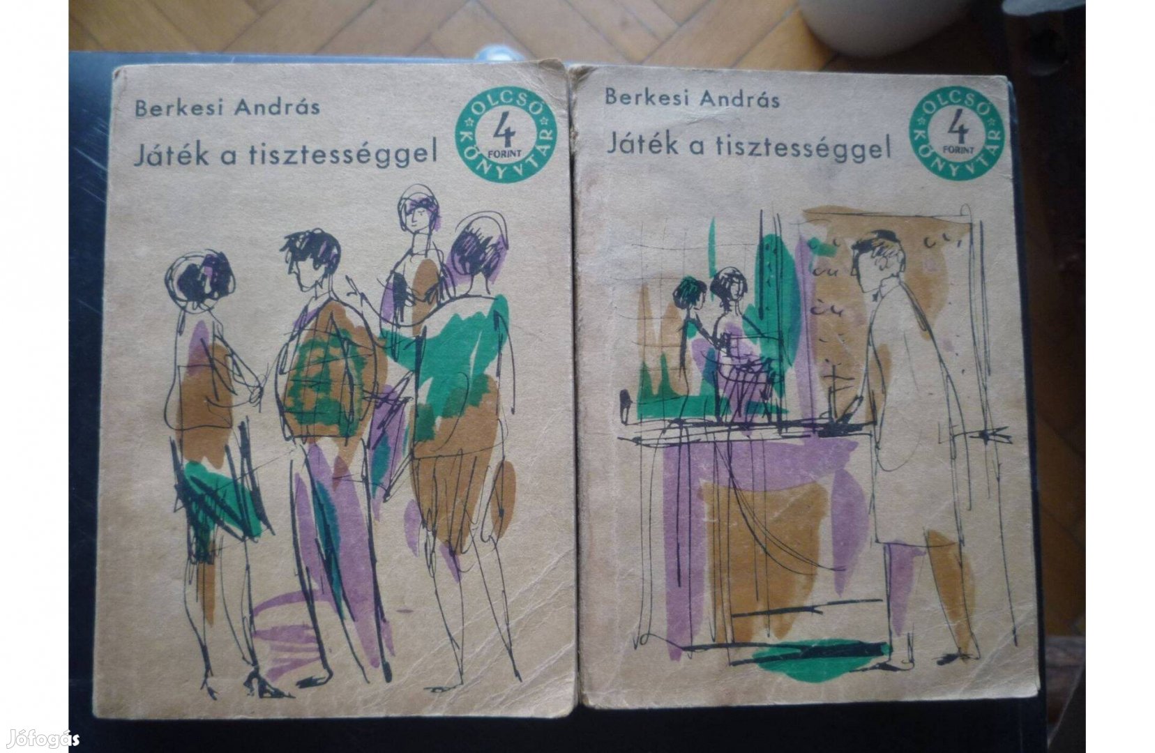 Berkesi András Játék a tisztességgel I - II. kötet 1965