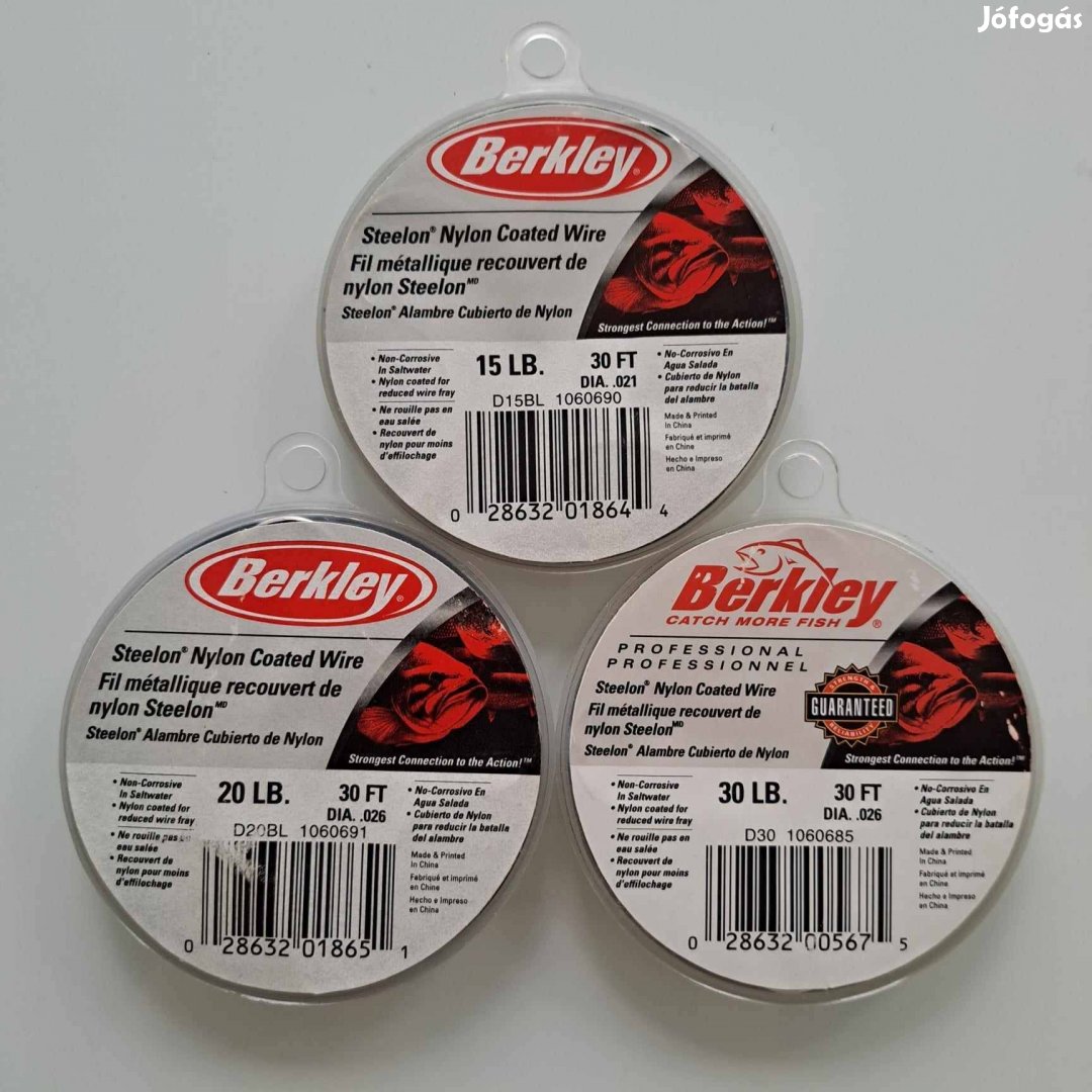 Berkley MC Mahon Steelon NYLON Coated WIRE