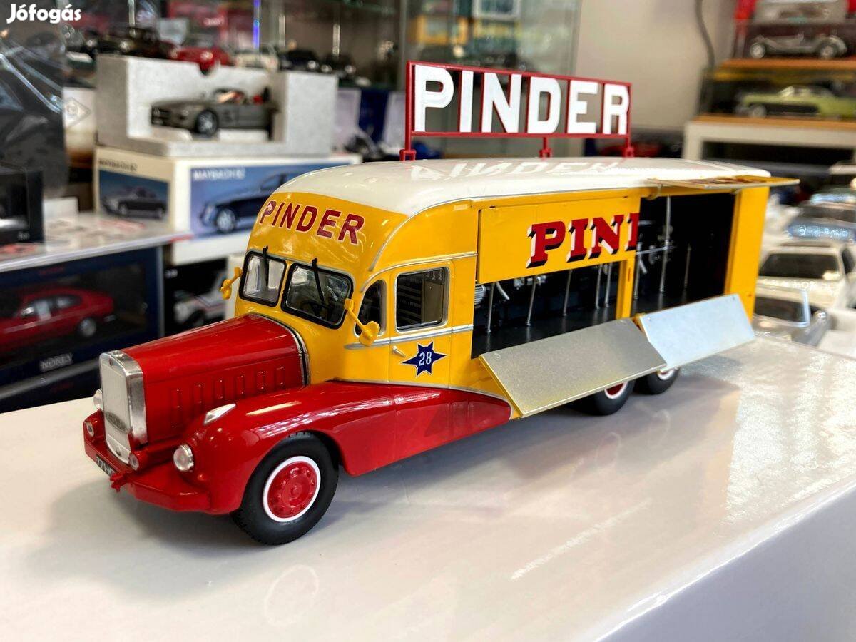 Bernard 28 Electrical Truck "Pinder Circus" 1951 1:43 1/43 Altaya