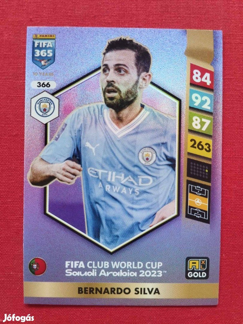 Bernardo Silva (Manchester City) FIFA 365 2025 World Cup 2023 kártya