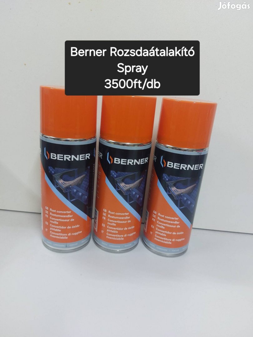 Berner Rozsdaátalakító Spray 400ml!!! Beta Würth Minőség 