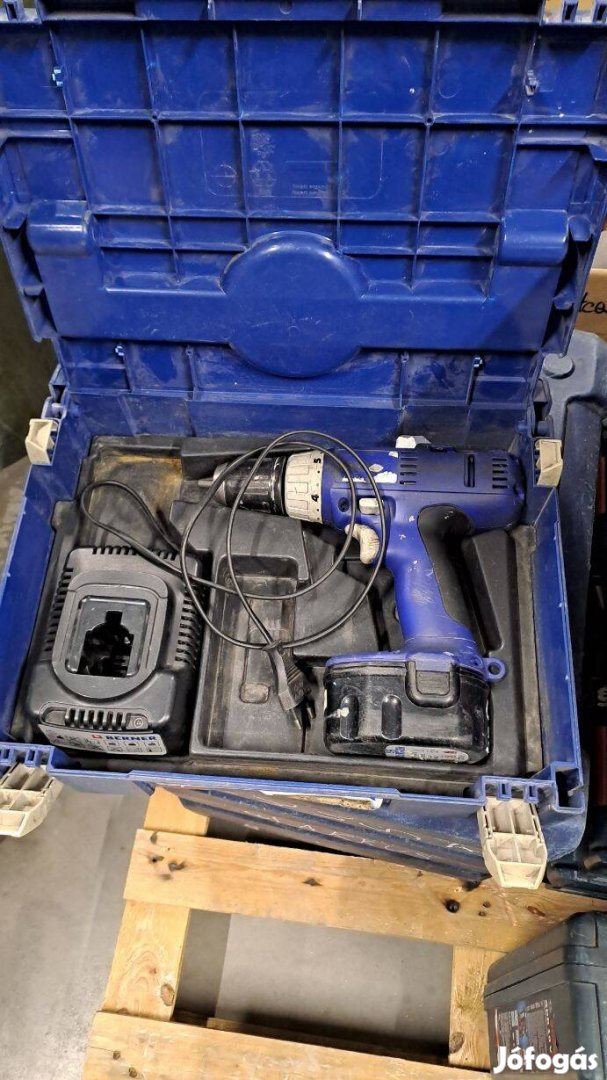 Berner akkumulátoros fúró,csavarbehajtó szett