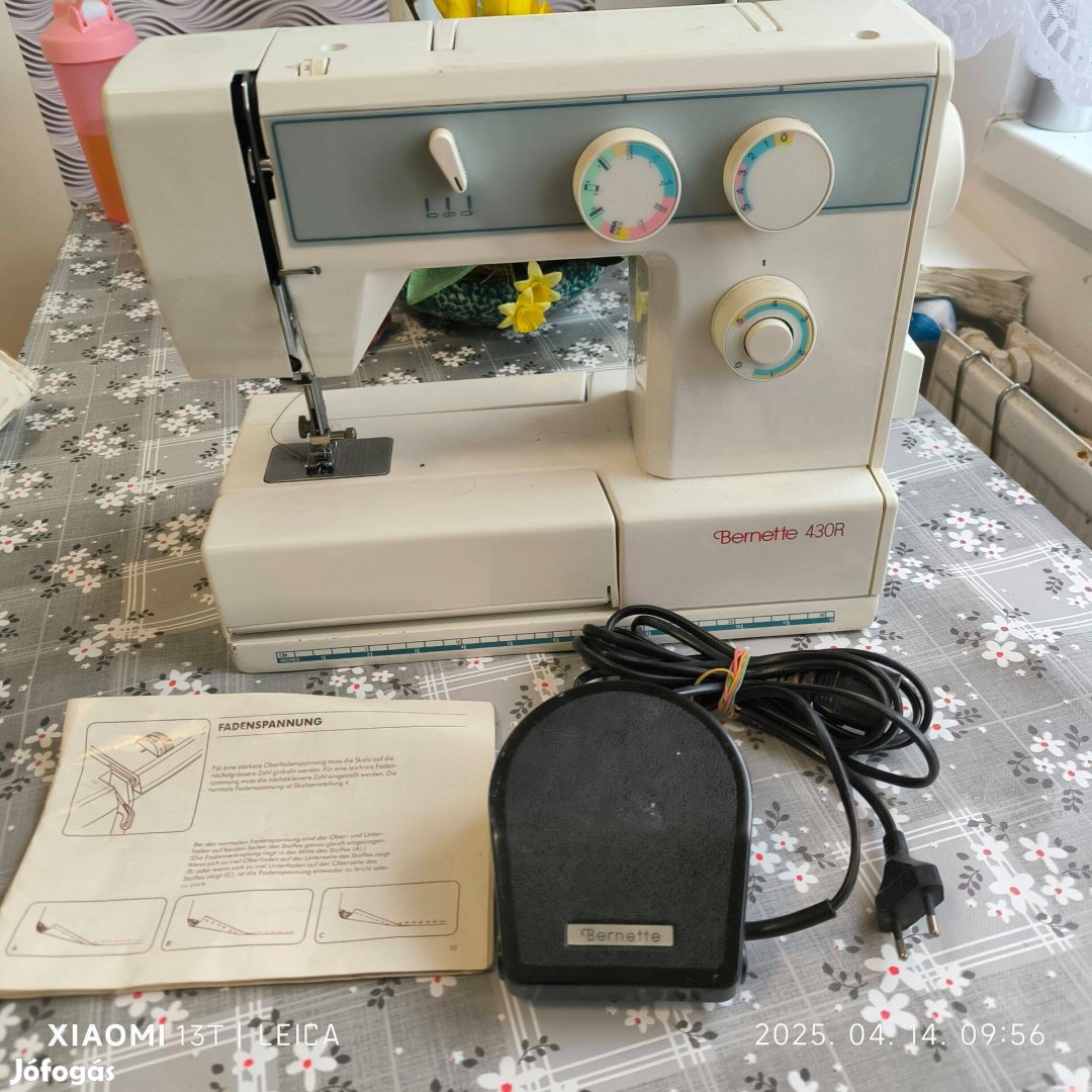 Bernette 430 Bernina varrógép svájci ellenőrzött V-147 eladó!