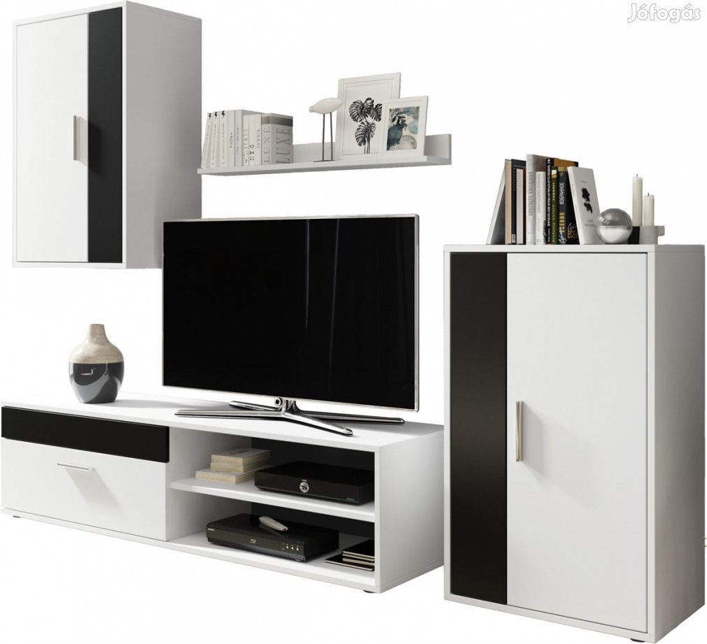 Berno 03 nappali szekrénysor Fehér N