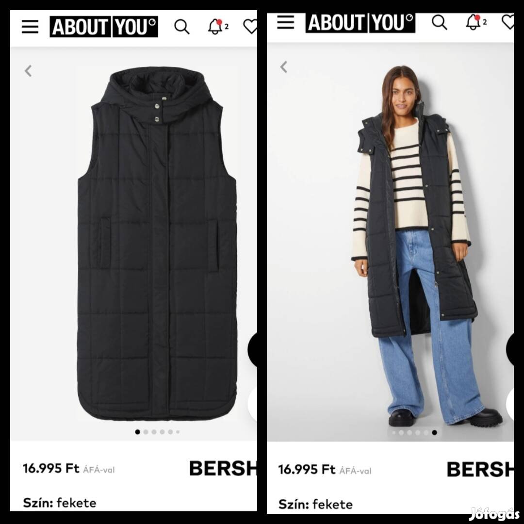 Bershka M-es mellény Bp.xx.ker