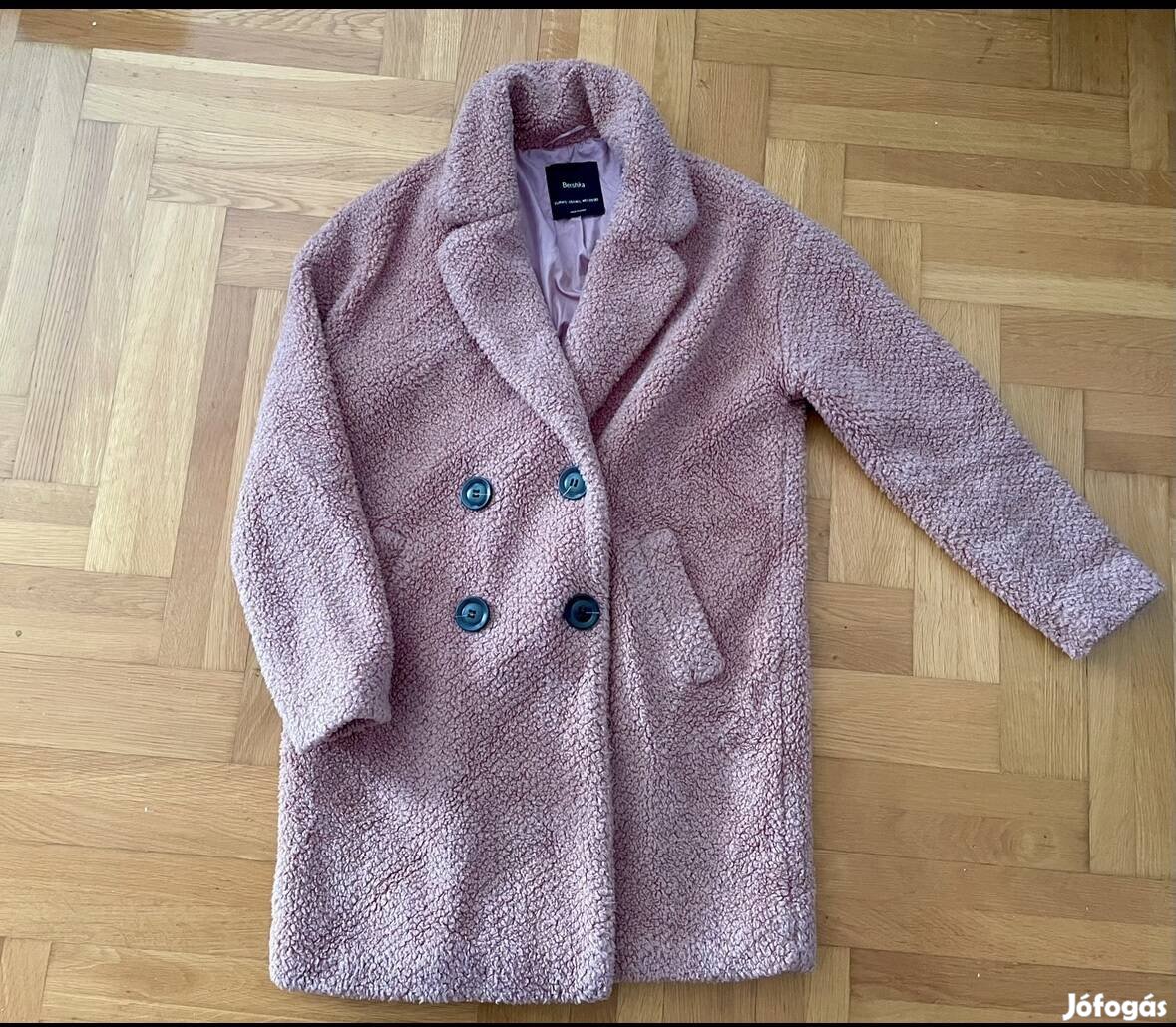 Bershka Teddy kabát M-L