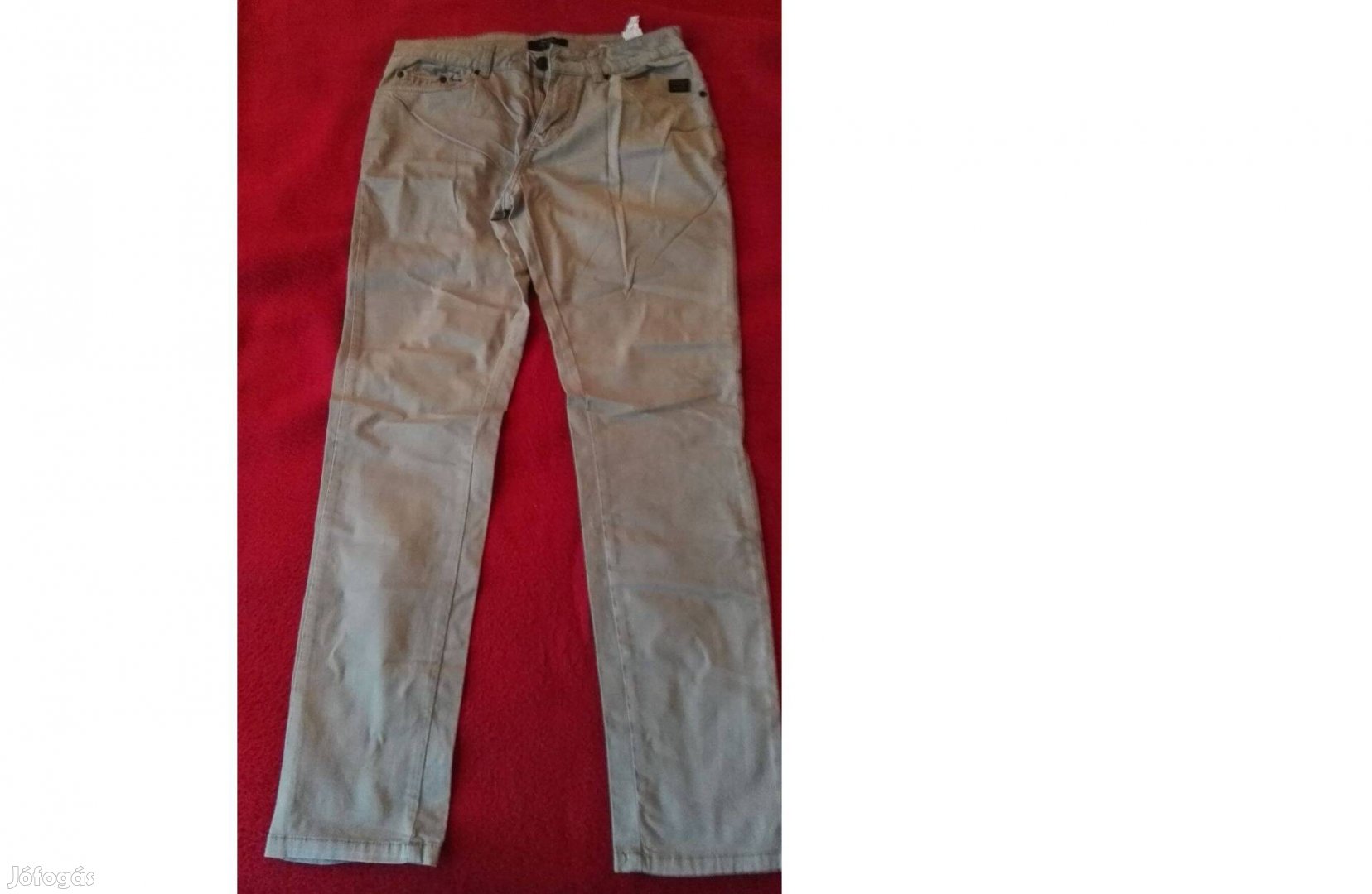 Bershka férfi vászonnadrág, farmer bézs, világos EUR 38 Skinny fit